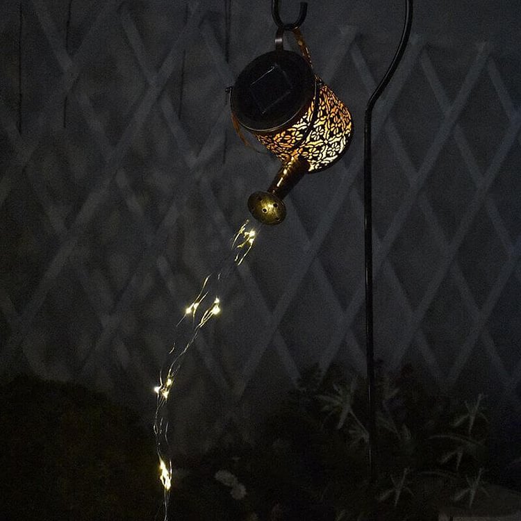 Solar LED Garden Watering Can Decoration Outdoor Gardening Light CSTWIRE
