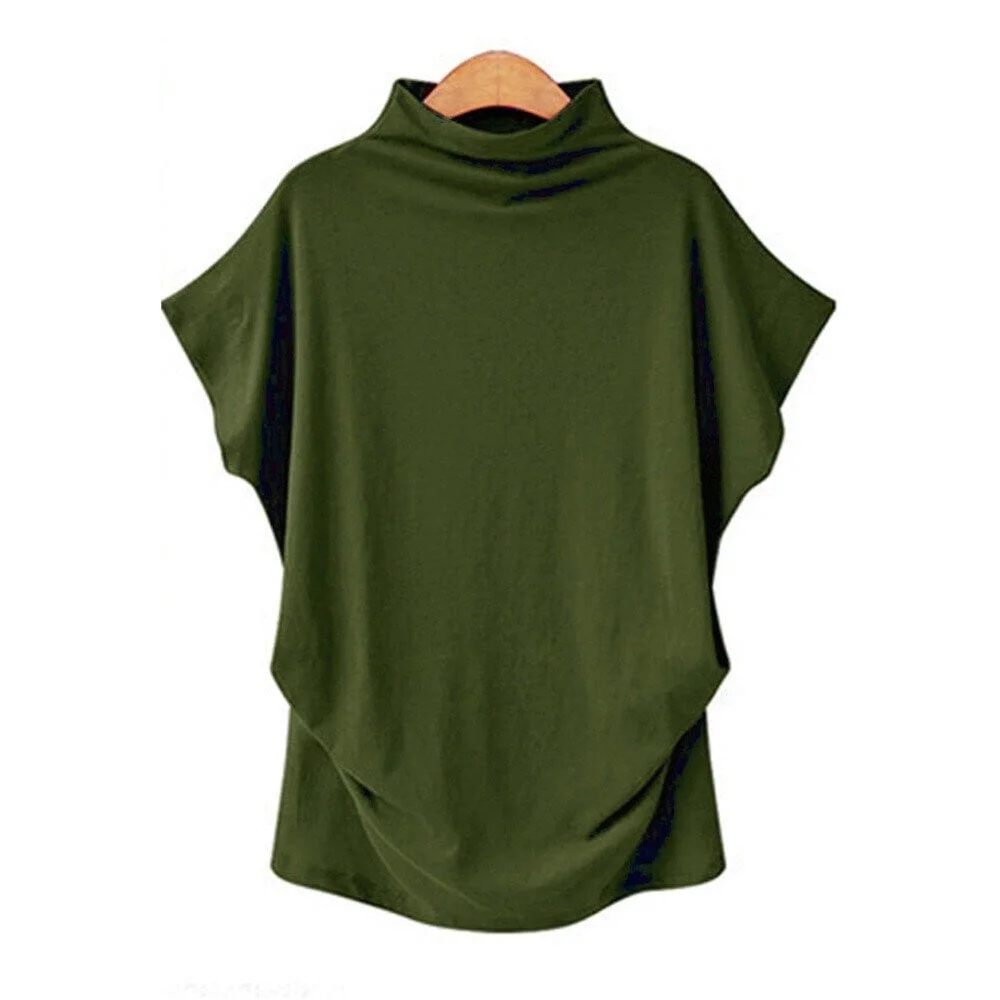 Women's Casual Loose Turtleneck Top