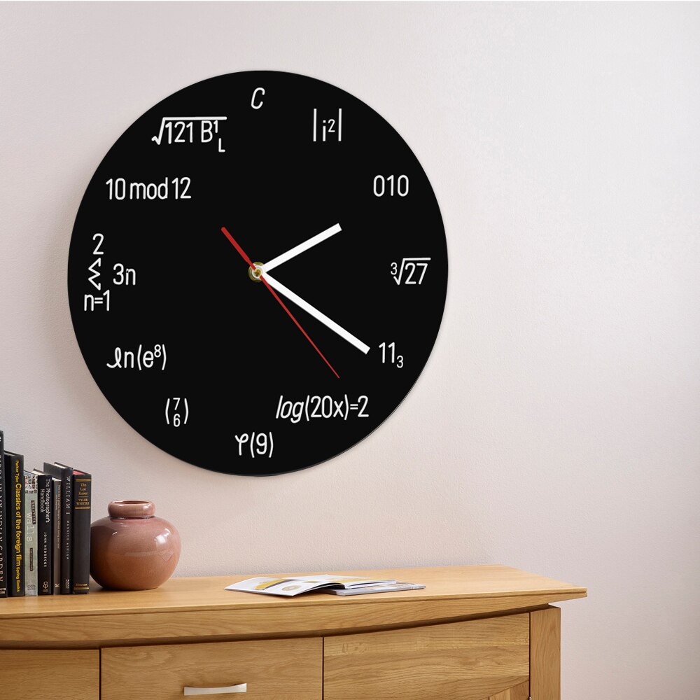 

Math Formula - Frameless Acrylic Wall Clock, 501 Original