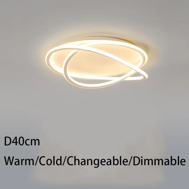 Modern LED Bedroom New Style Popular Cream Atmosphere Lamps Super Bright Remote Control Room Ceiling Light