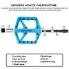 Bike Pedals Non-Slip Bicycle Pedals Bicycle Platform Pedals Bike Accessories