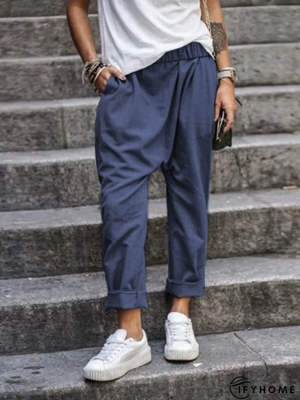 Casual Pockets Pants | IFYHOME