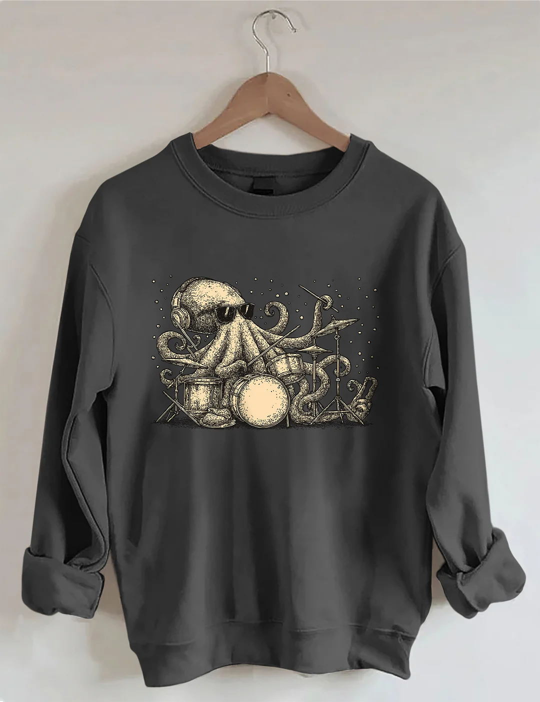 Octopus Drummer Sweatshirt