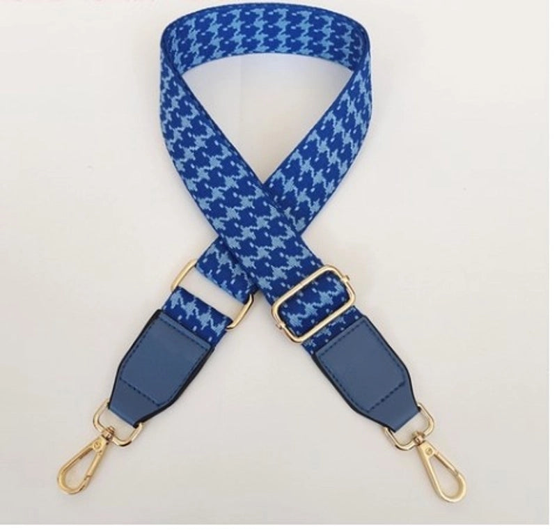 Houndstooth Shoulder Bag Accessory Strap Adjustable Wide Shoulder Strap Single Shoulder Crossbody Stylish Bag Accessories Color Package Strap