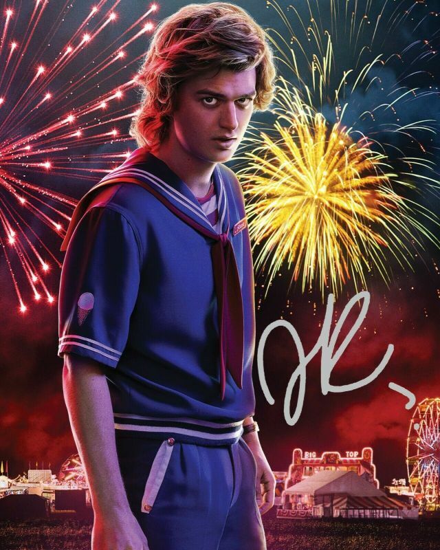 Joe Keery - Stranger Things Autograph Signed Photo Poster painting Print