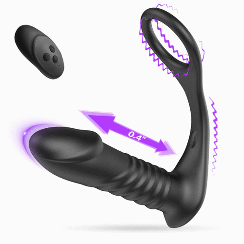 Fighter Set - Remote Controlled Prostate Massager & Cock Ring