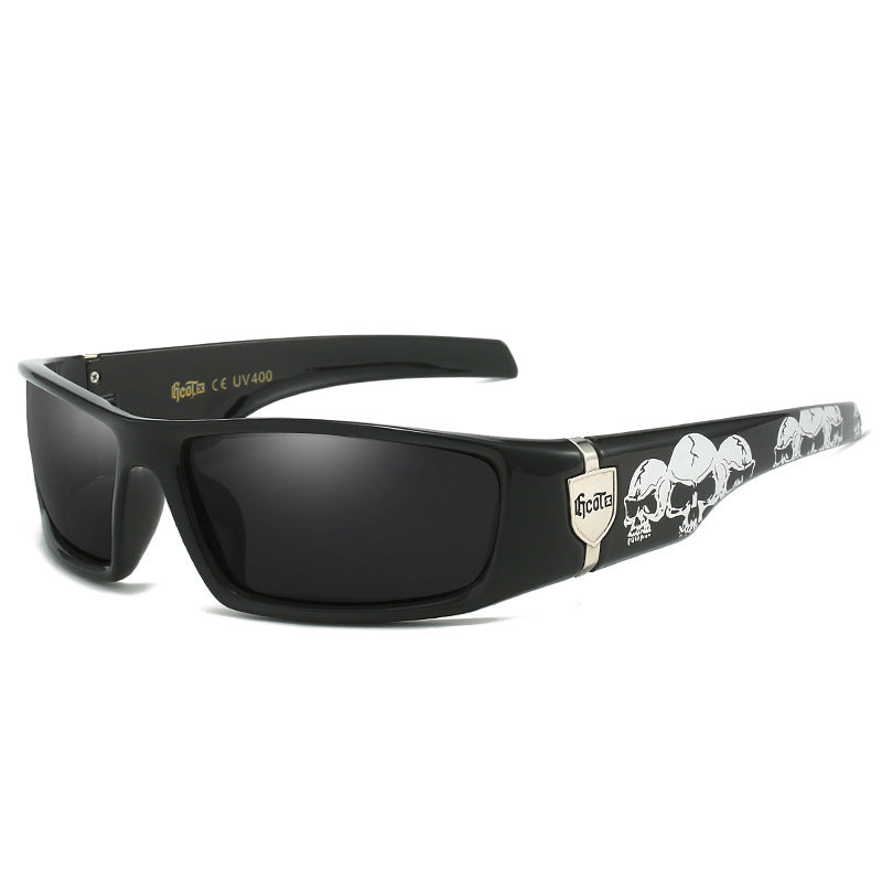 Biker Skull Pattern Sunglasses