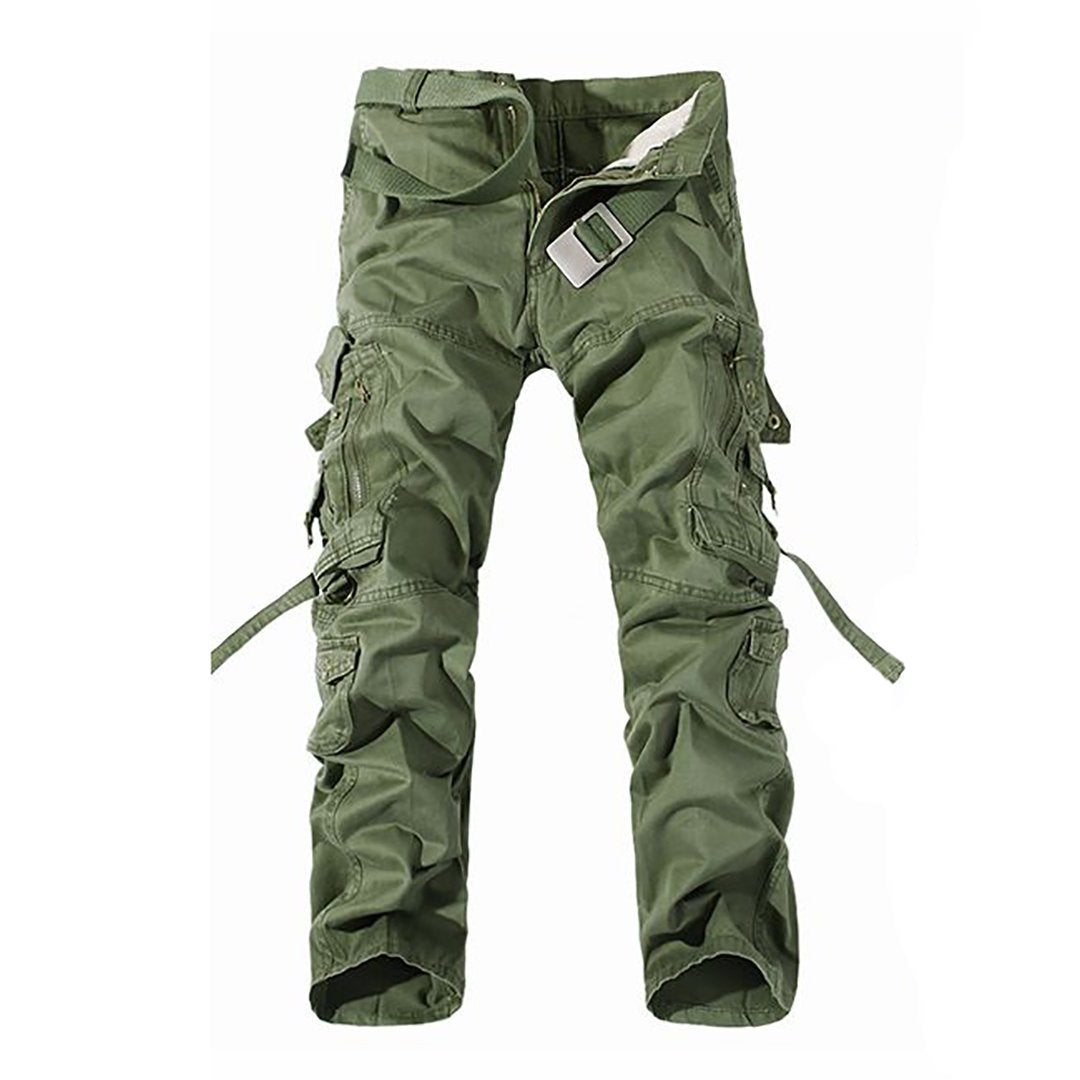 Men's Military Tactical Cargo Pants Multi-Pocket Cotton Cargo Pants