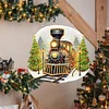 Diamond Painting Acrylic Christmas Train Diamond Painting Hanging Pendant Ornaments