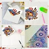 (US Only)6PCS DIY Independence Day Diamond Art Greeting Cards for Independence Day