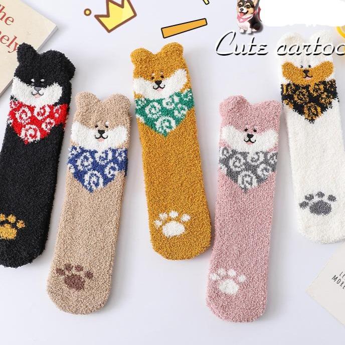 Cute Shiba Inu Floor Socks