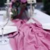 Plain Colors Cotton Event Resturant Napkins Table Runners Covers