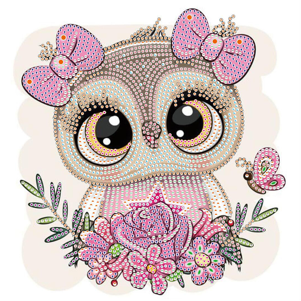 

Owl - Special Shaped Diamond Painting - 30*30CM, 501 Original