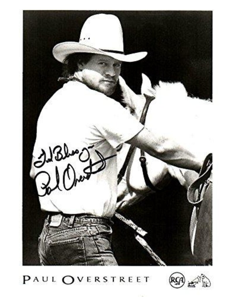 Paul Overstreet Signed Autographed Glossy 8x10 Photo Poster painting - COA Matching Hologram Stickers