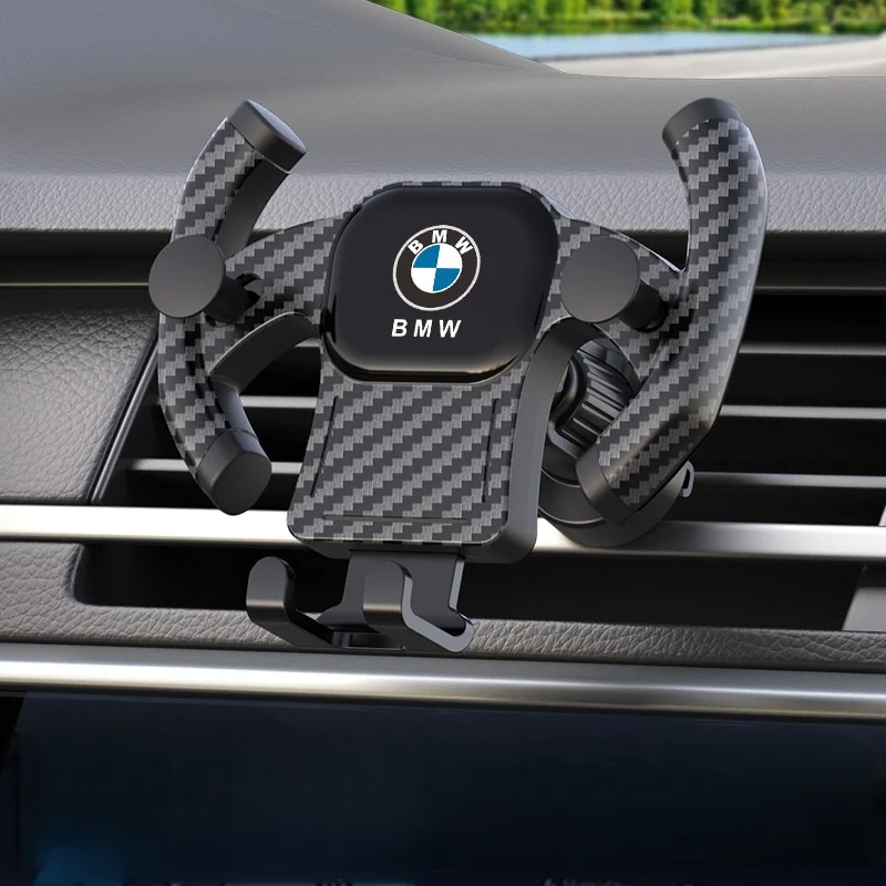 Steering wheel car vent hook car interior multi-functional navigation anti-shake bracket car phone holder