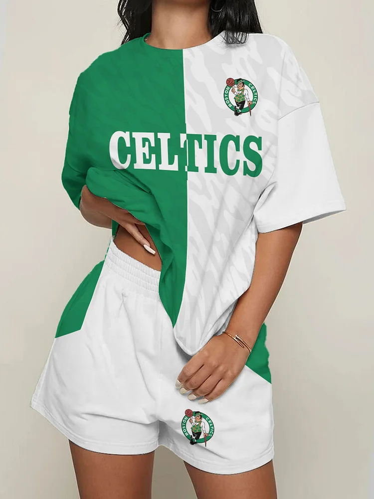 Boston Celtics Limited Edition Top And Shorts Two-Piece Suits