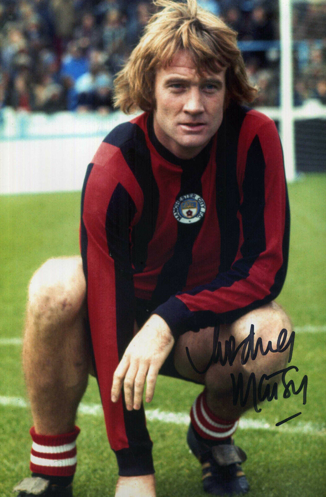 RODNEY MARSH Signed Photo Poster paintinggraph - Manchester City & England - Preprint