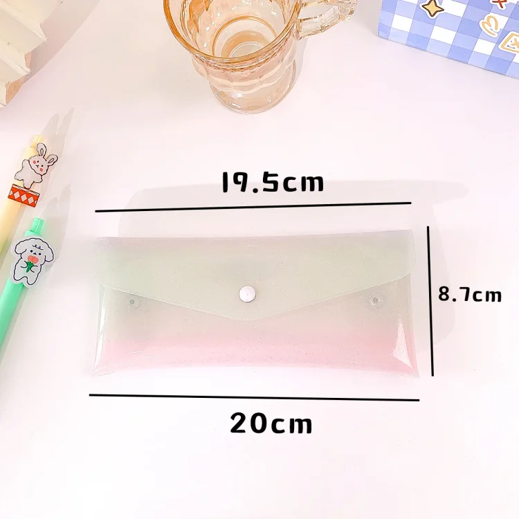 Simple Jelly Color Pencil Case