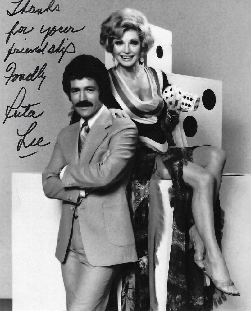 * RUTA LEE * signed 8x10 Photo Poster painting * HIGH ROLLERS * TREBEK * * 1