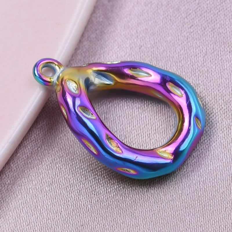 5 Pieces 304 Stainless Steel 18K Gold Plated Geometric Jewelry Accessories Pendant