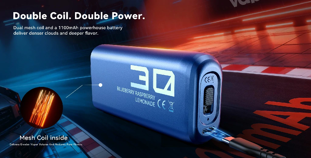 L&aacute;ny kez&eacute;ben VAPEPIE Max 40000 Pro &ndash; kompakt f&eacute;m eldobhat&oacute; vape 50 mg nikotinnal