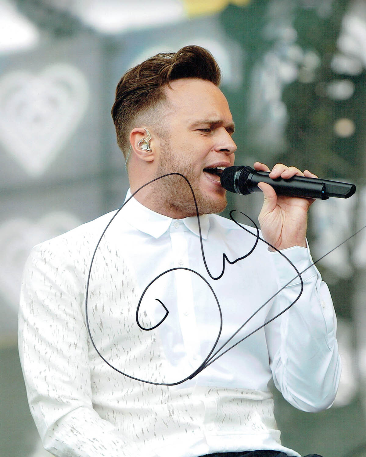 Olly MURS SIGNED Autograph 10x8 Photo Poster painting 1 AFTAL COA British Singer X-Factor