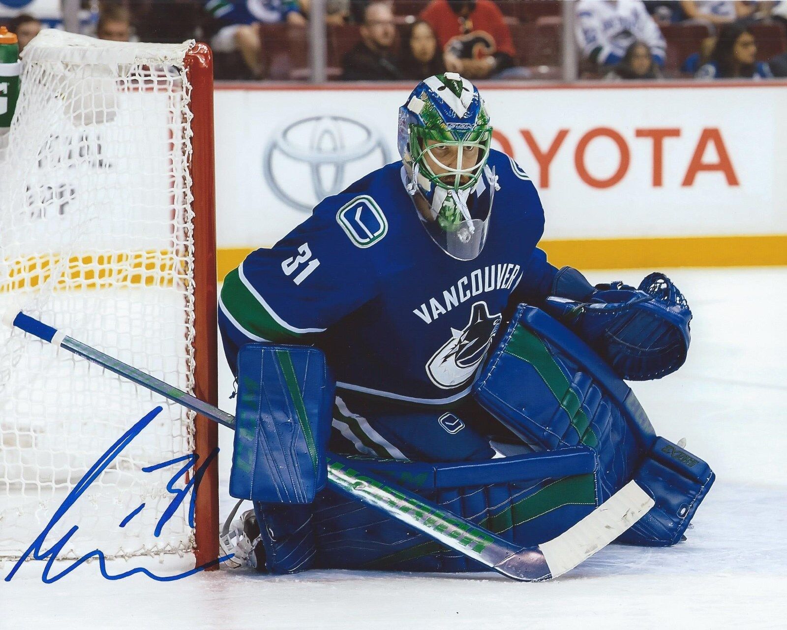 Anders Nilsson Signed 8x10 Photo Poster painting Vancouver Canucks Autographed COA