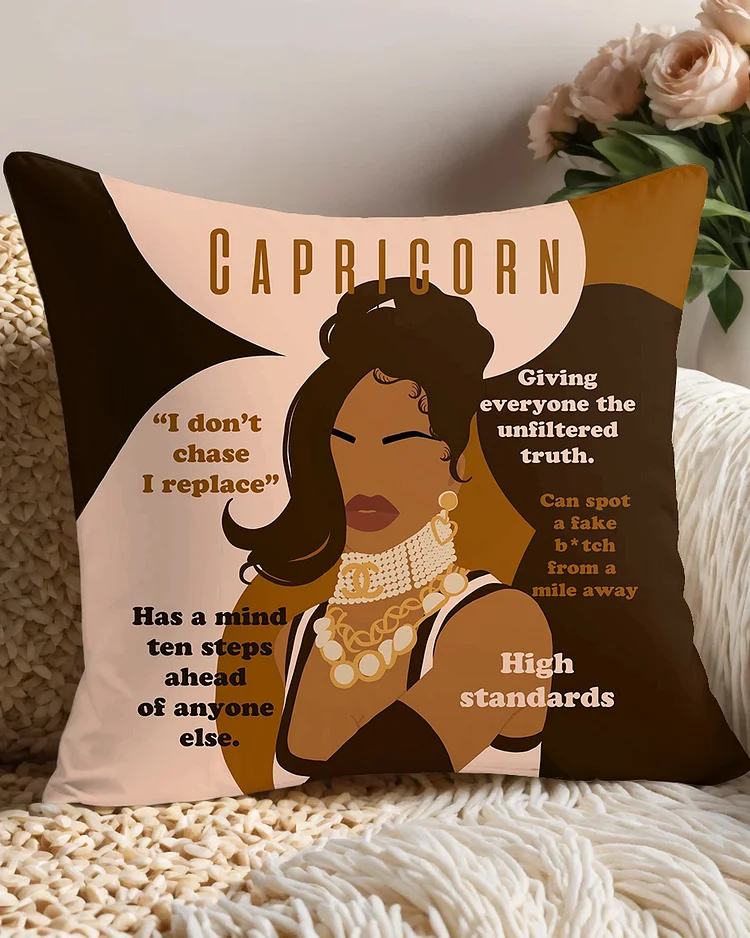 Capricorn Girly Season Pillowcase