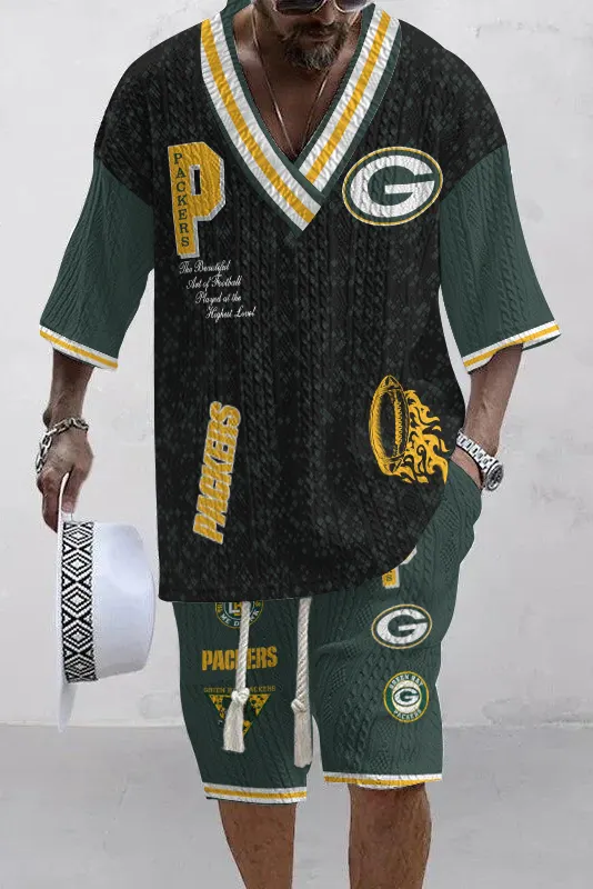 Green Bay Packers Limited Edition Top And Shorts Two-Piece Suits