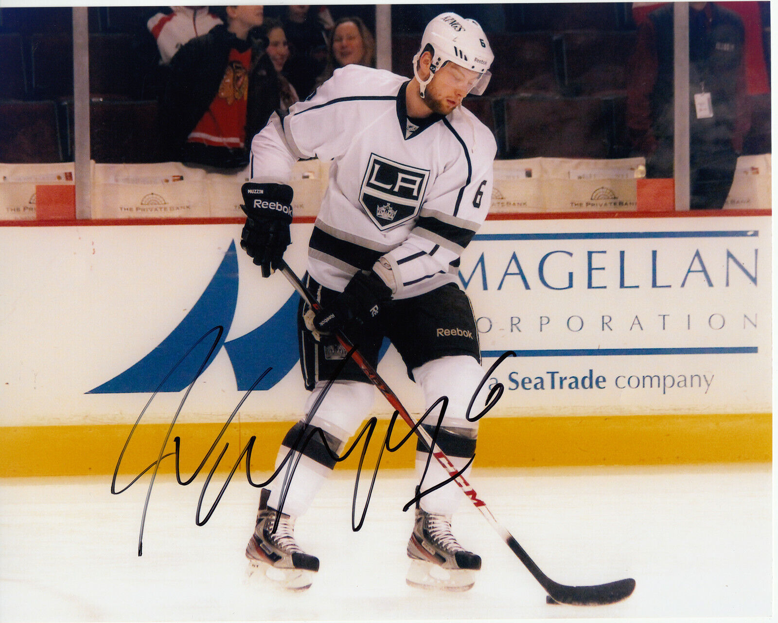 Jake Muzzin #0 8x10 Signed Photo Poster painting w/ COA Los Angeles Kings -