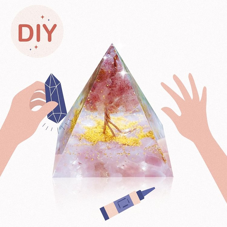 DIY🌟: The Lucky Amplifier Orgone Pyramid (Material package)