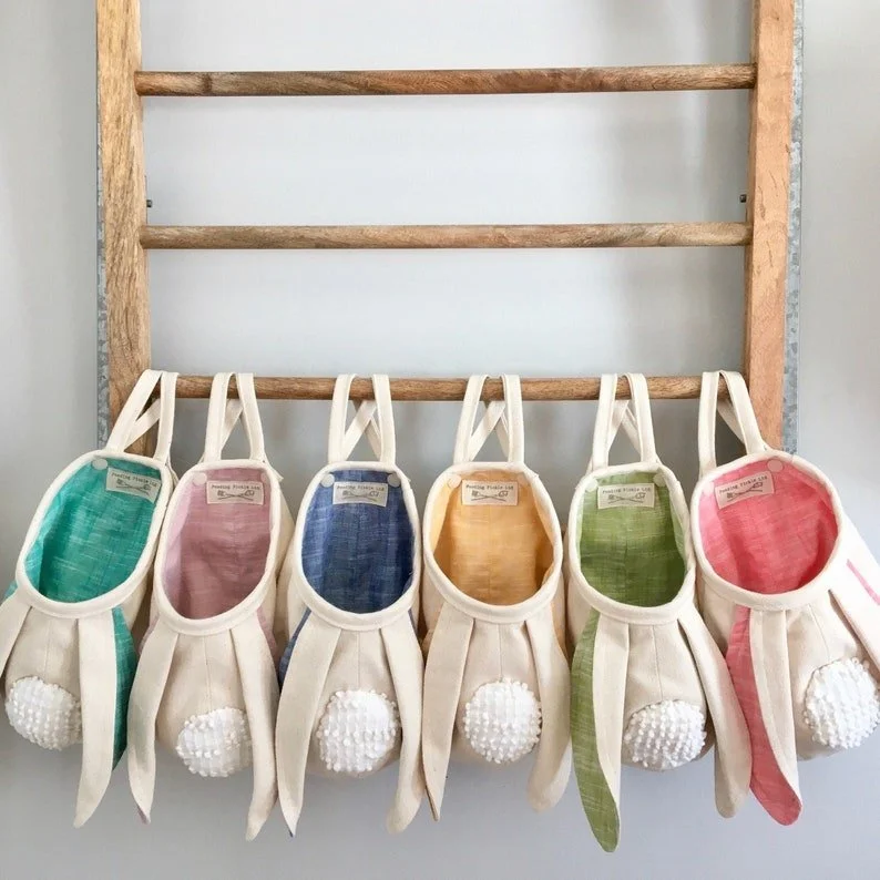 Easter 49% OFF🔥Fabric Hanging Easter Bunny Ears Baske