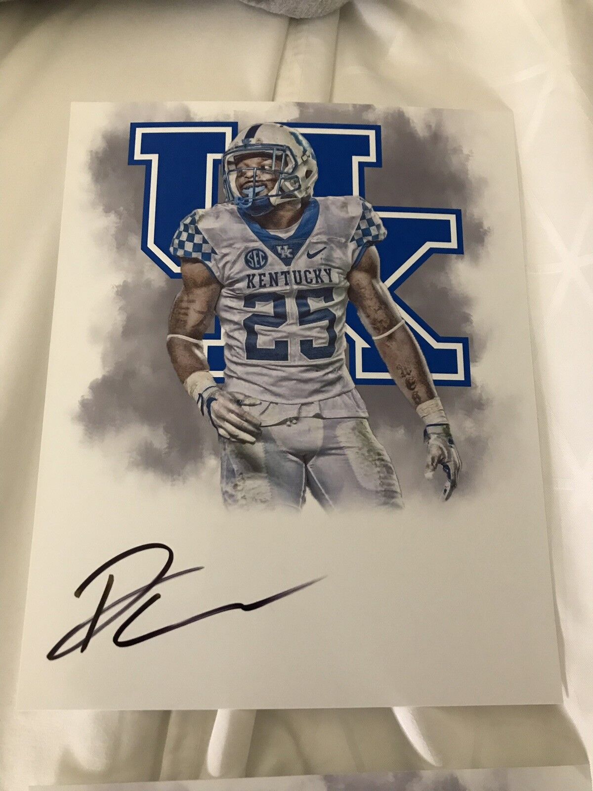 Darius West Kentucky Wildcats signed autographed 8x10 football Photo Poster painting 2019 NFL B