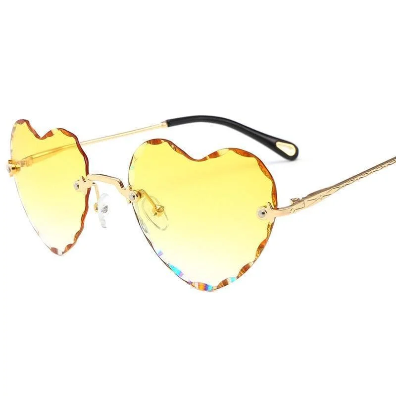 8 Colors Gradient Heart Sun Glasses SP14933