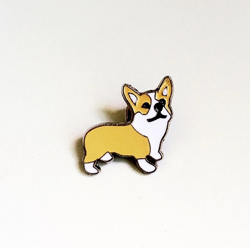 Cute Minimalist Pin Animal Dog Alloy Enamel Unisex Brooches