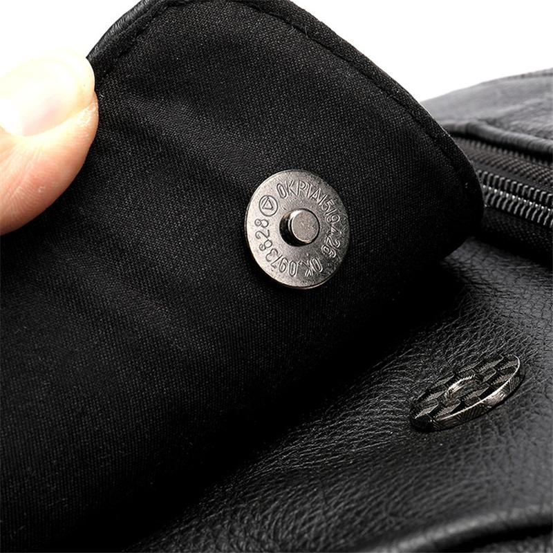 Men's Casual Large Capacity Leather Outdoor Climbing Bag Backpack Shoulder Bag