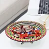 (US Local)DIY Mandala Flower Diamond Painting Dining Plate Home Dining Table Fruit Tray Kits