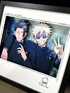 3D Decorative Paint of Friendship Satoru Gojo & Suguru Geto - Jujutsu Kaisen Decorative Painting - momo Studio