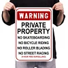 Warning - Vintage Metal Signs(12*16Inch) - Warning