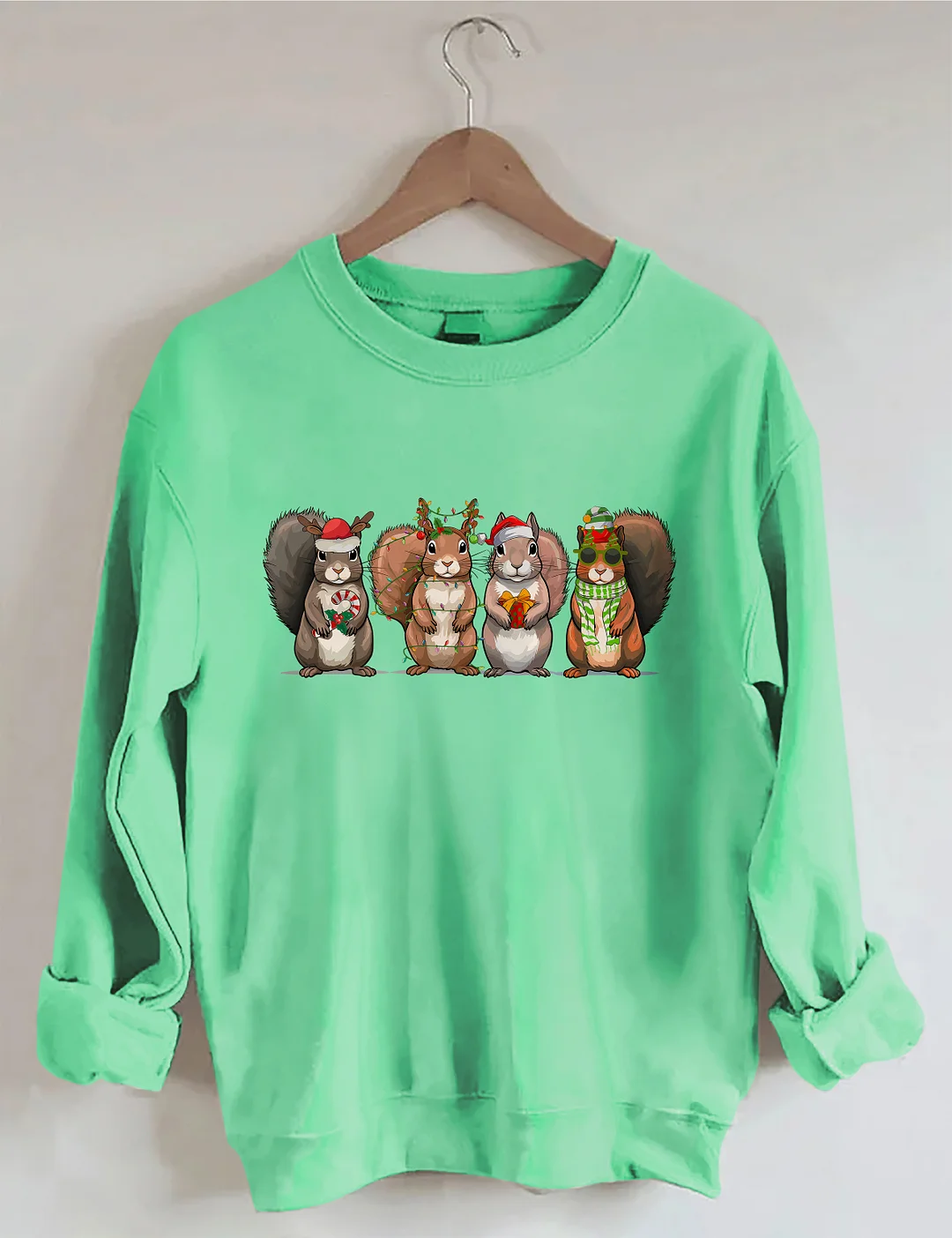 Funny Christmas Squirrel Sweatshirt
