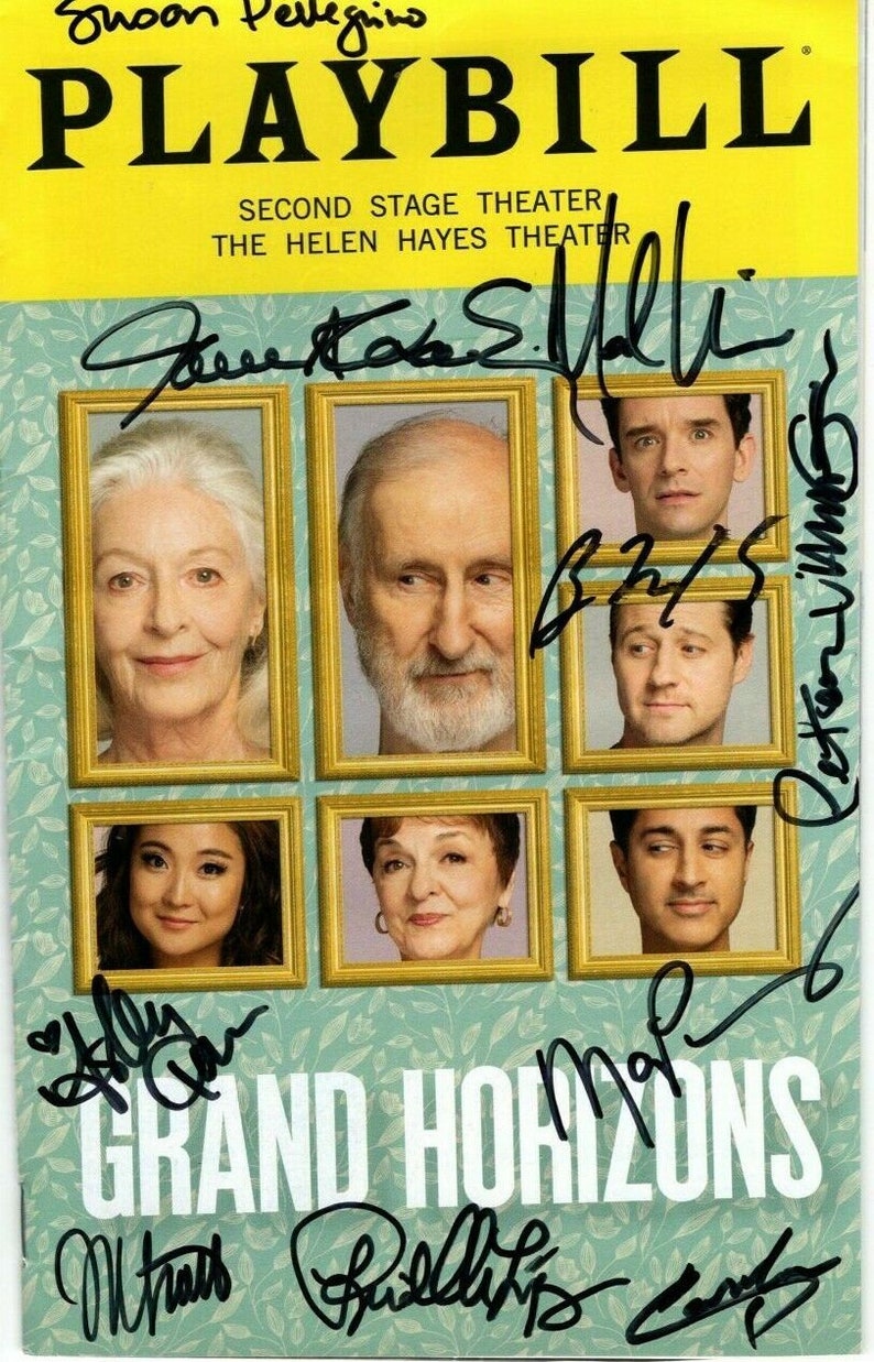 Grand horizons signed autographed cast playbill