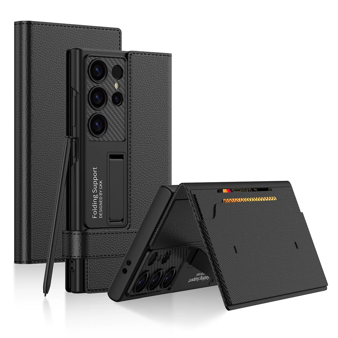 Suitable for Samsung S24/23 flip leather wallet style mobile phone case