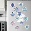 12PCS Diamond Painting Magnets Refrigerator for Adult Kid Fridge Car Kit(Snowflake)
