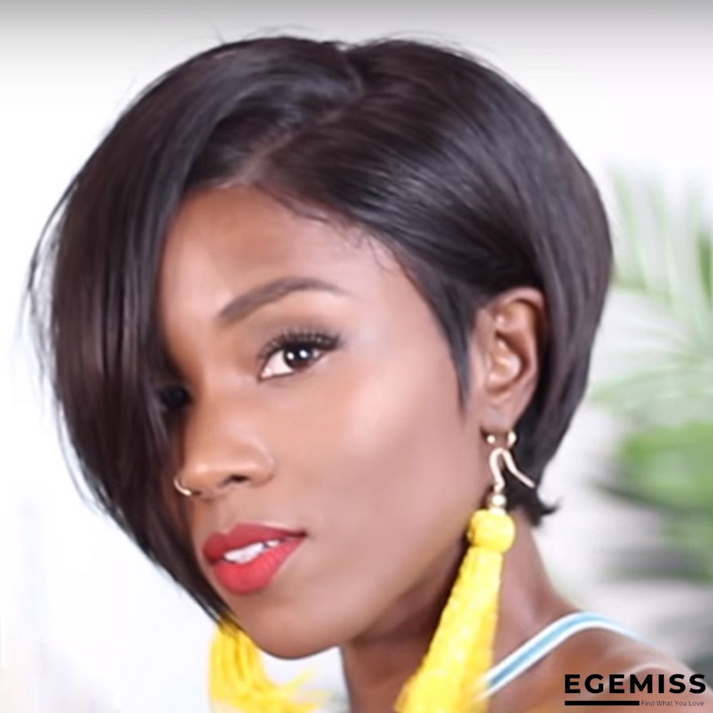 Black Fashion Personality Short Wig | EGEMISS