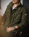 CRUSH ON RETRO - MENS M-65 JACKET LOOSE ARMBANDS DOUBLE COLLAR MILITARY TACTICAL STYLE CLASSIC MALE OUTFITS