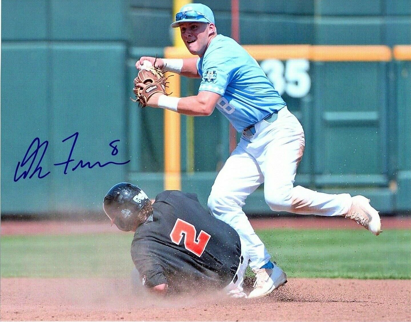 Ike man North Carolina UNC Baseball Signed 8x10 Photo Poster painting Autographed 2019Draft!