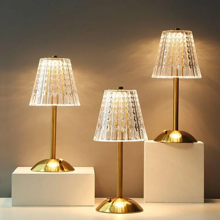 Cheap  Discount Crystal Metal Cordless Table Lamp Wholesale