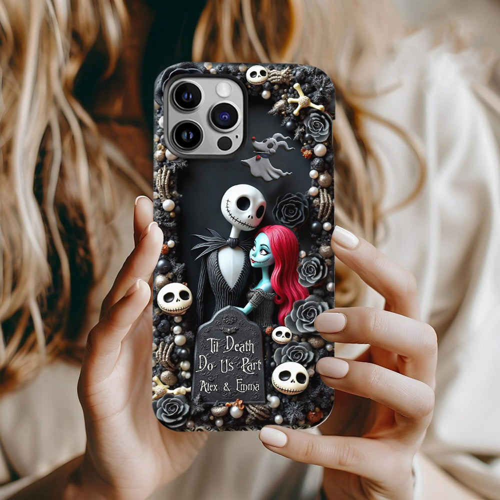 Loveyoufancy Til Death Do Us Part - Personalized Nightmare Full Print Phone Case