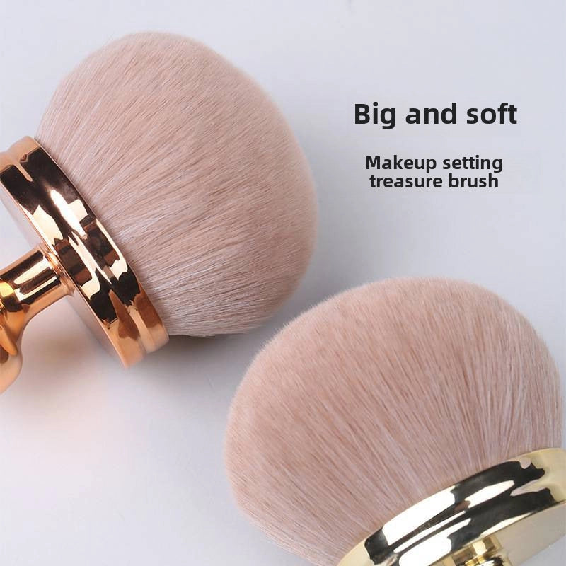 Portable Single Multi-use Large Mushroom Head Makeup Brush Powder Blush Brush Hot Makeup Tools
