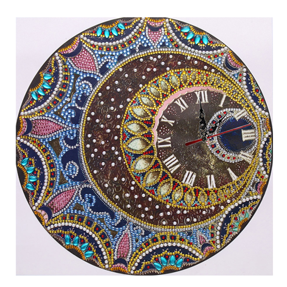 

Mandala - 5D DIY Craft Clock - 35*35CM, 501 Original